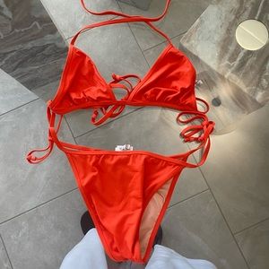 J Crew Playa miami string bikini top and bottom